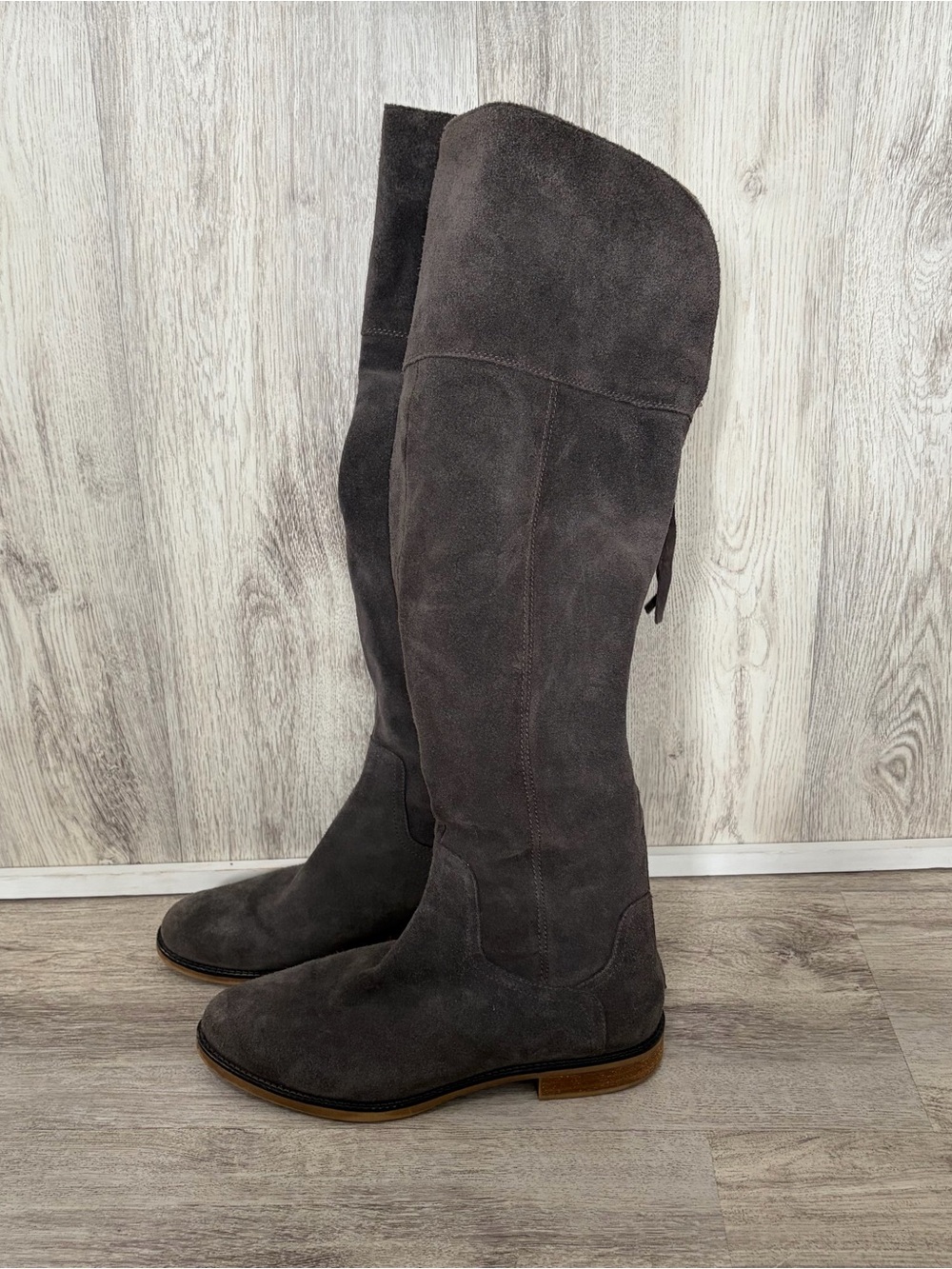 Franco Sarto over the Knee High Suede Boot Riding Boots Womens 8.5 Equestrian